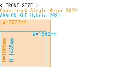 #Cybertruck Single Motor 2022- + AVALON XLE Hybrid 2021-